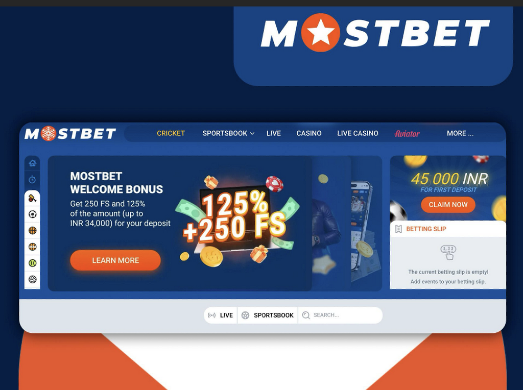 Mostbet Betting PK - line, live, and odds